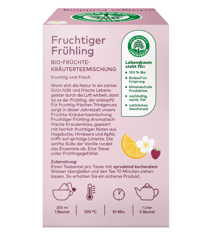 Fruchtiger Frühling Tee bio